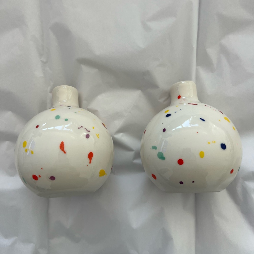 Colorful Speckled Ceramic Vases